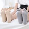 New Thin Invisible Five Finger Socks Women's Split Toe Socks Mesh Projoint Antibunions Health Sock