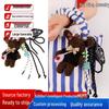 Da Dongmen Plush Teddy Bear Doll Bag Pendant Keychain: Handmade Toy Accessory