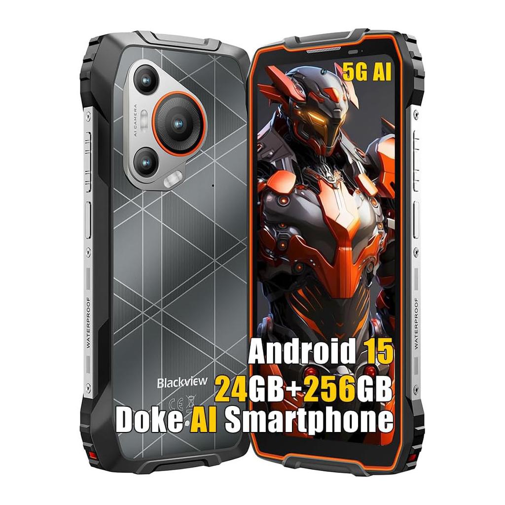 Blackview BL7000 5G 8GB 256GB Android 15 Rugged Smartphone 6.78 Inch 120HZ Mobile Phone 7500mAh