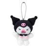 Sanrio Kuromi Mascot Holder from the Netflix Original Anime Melody Polyester and Ages 6 and 415341 (Crying) "My & Kuromi" - Steel, Up,