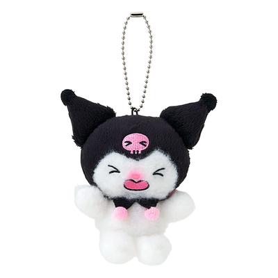 Держатель-маскот Sanrio Kuromi из оригинального аниме Netflix Melody Полиэстер и Возраст 6 и 415341 (Плач) "Мой и Куроми" - Сталь, Вверх,