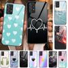 LOVE Heart Tempered Glass Case Phone For Samsung Galaxy A51 A71 A60 A70S A70 A80 A21S A41 A20E A50 A30S 5g A32 A40S A20S Plus