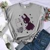 Hollow Knight Top Tees Shoujo 80s Party Goth Alternative Manga T Shirt Cheap Anime Psychedelic Cute Grunge