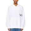 Diesel Ss23 Logo Kangaroo Pocket Hooded Drawstring Sweatshirt Men sweatshirt White A110800JFAV-100