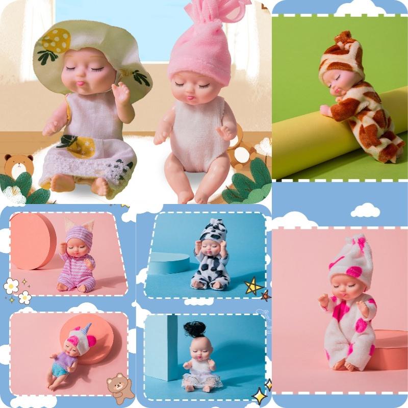 Реборн Спящая Кукла Девочка ПВХ BJD Игрушка с Подвижными Суставами и Мягкой Одеждой