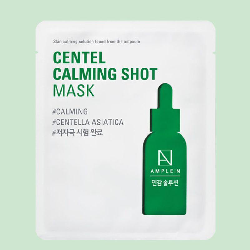 Centel Calming Shot Успокаивающая сыворотка-ампула (30 мл х 2) + Маска с центеллой (2 листа)