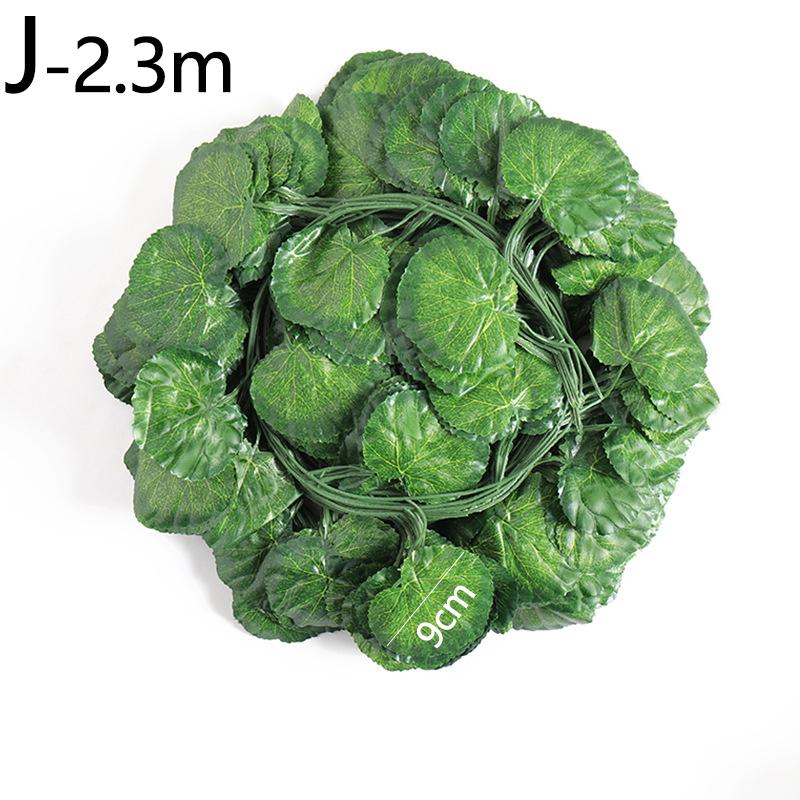 Simulated Vine Vine Vine Decoration Green Leaf Garden Ceiling Decor Climbing Tiger Vine Leaf Green Plant Simulation Plant Home Decor