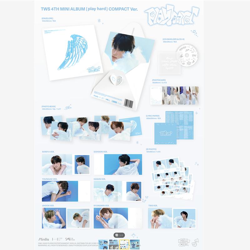 [Предварительный заказ] (ЛОТЕРЕЯ) TWS - 4-й мини-альбом [play hard]  (КОМПАКТ вер.)