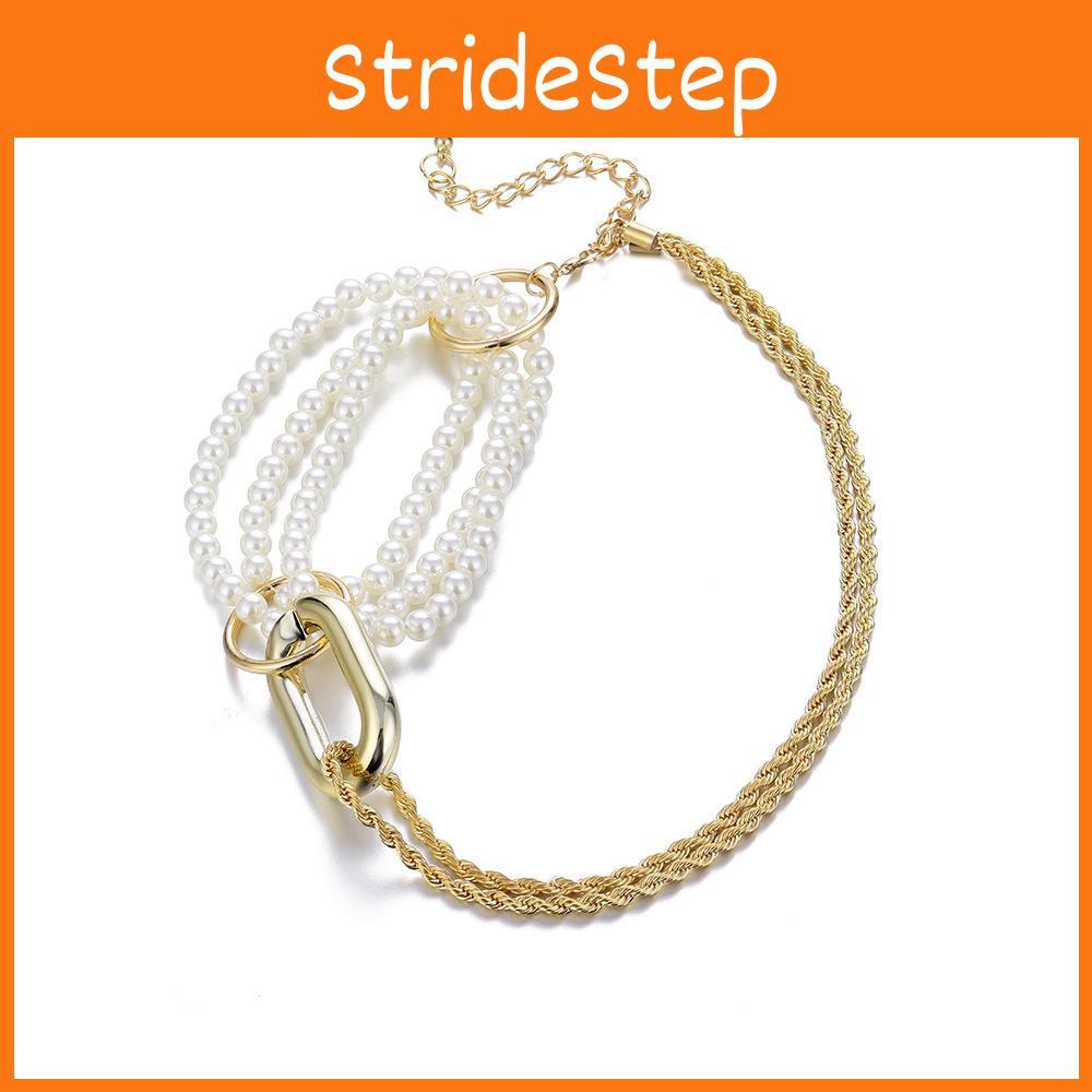 Chic Irregular Pearl And Alloy Necklace Perfect For Weddings And Travel Keepsakes