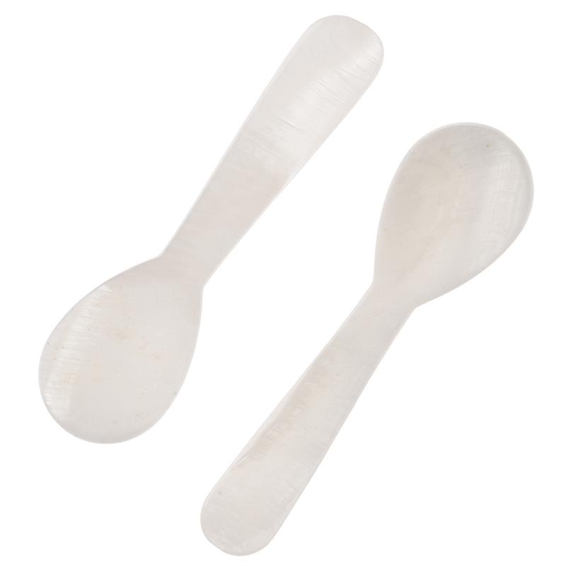 Ручная работа из перламутровой ракушки, ложка для икры, маленькая чайная кофейная ложка