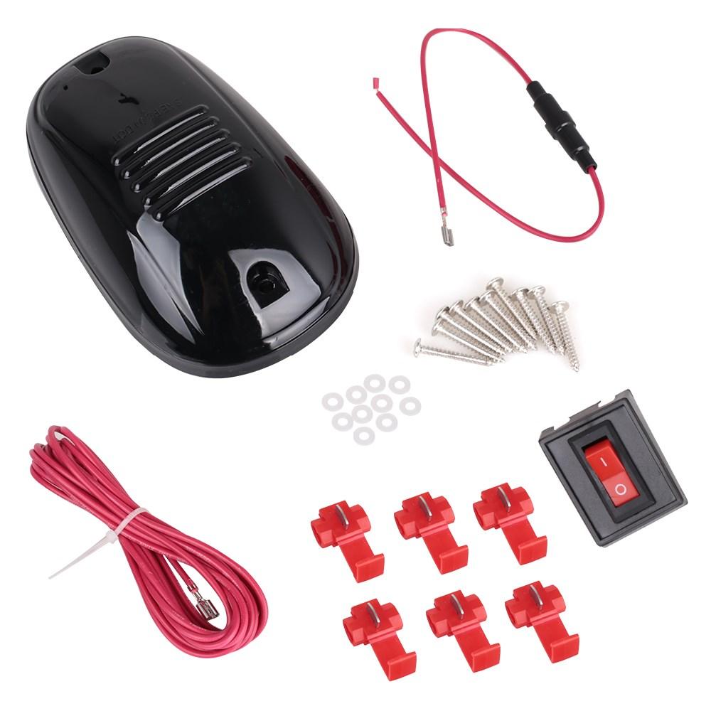 LED Amber Cab Roof Marker Lights Running Lamp For 03-16 Dodge Ram 3500 4500 5500