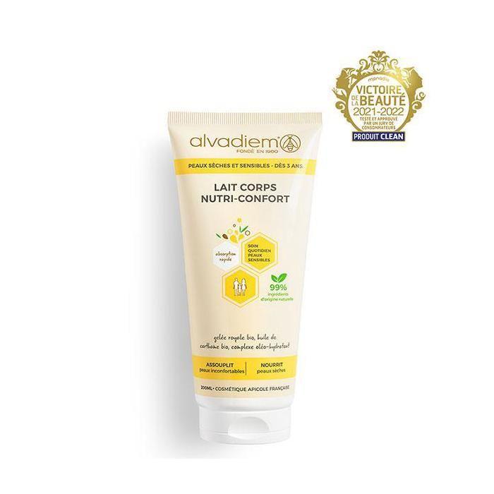 Alvadiem Soin du Corps Lait Nutri-Confort Assouplissant et Nourrissant 200ml