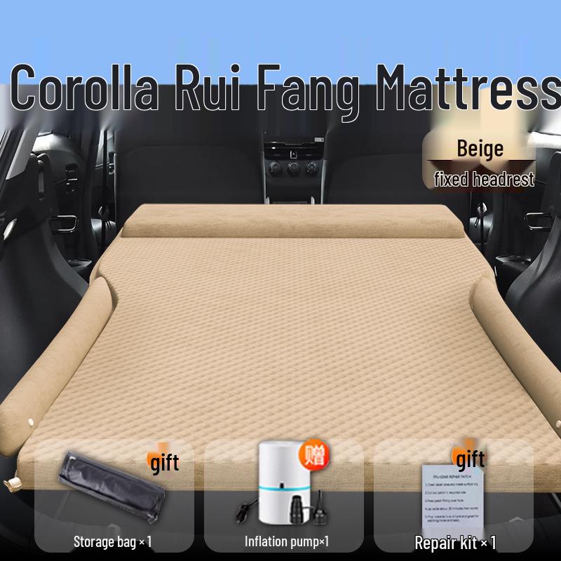 Toyota Corolla Rear Seat Inflatable Mattress for Trunk and Car Bed Sleeping