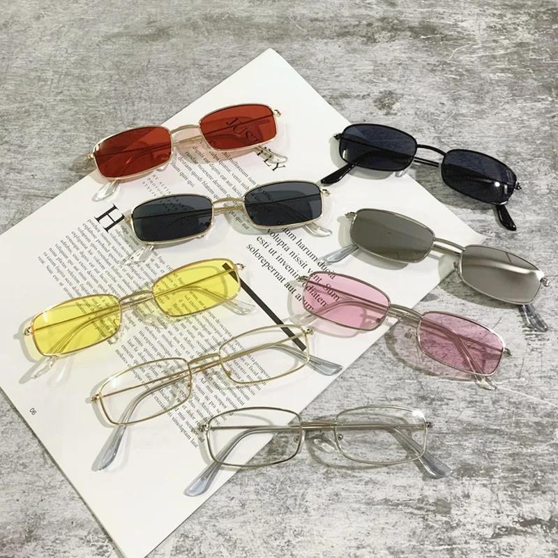 Oval Sunglasses UV400 Unisex Retro Small Frame Fashion Protection Sun Glasses Summer Vintage Design Shades Eyeglasses Daily Wear