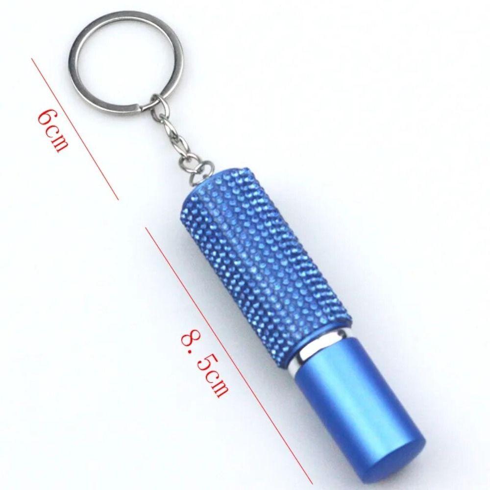 10ml Spray Liquid Bottle Rhinestone Crystal Press Spray Bottle Colorful Empty Perfume Bottle Women