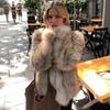Popular Imitation Fox Fur Fur Fur Jacket Women'S Stand-Up Collar Short Furry Coat To Keep Warm