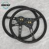 SIBEIKE 15inch 380mm PU Steering Wheel JDM Universal Race Tuning Sports Steering Wheel