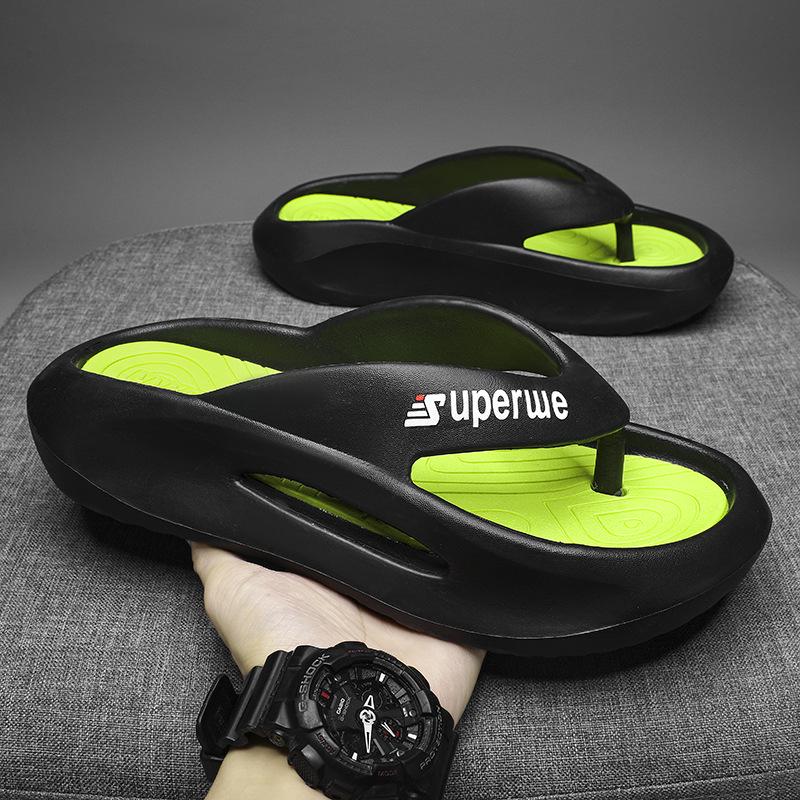 Мужские шлепанцы EVA на толстой подошве 2023 года — трендовая летняя мода