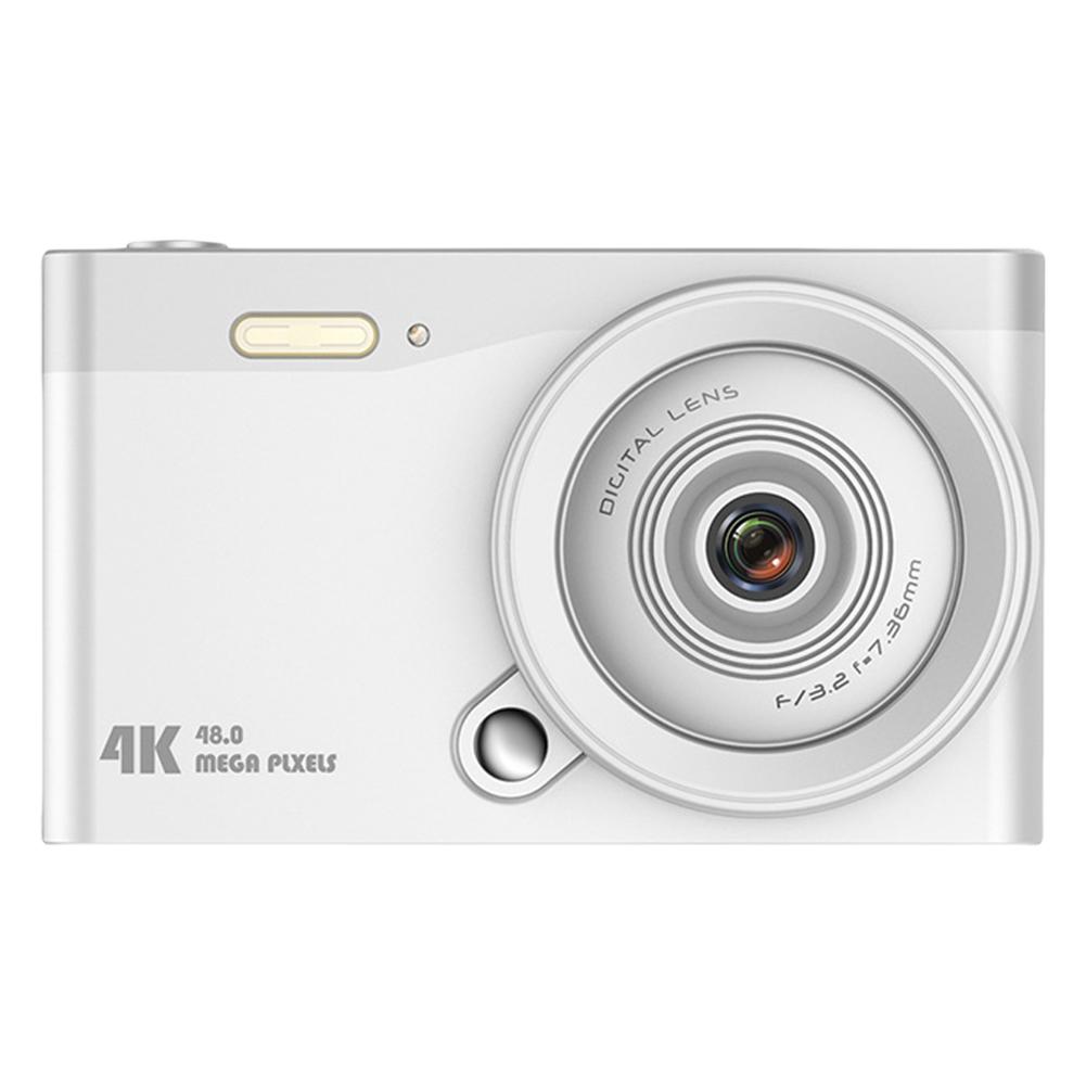 4K Beginners Vlogging Camera 48MP Students Pocket Camera 16X Zoom HD Photography Travel Selfie Camera 2.8 Inch IPS Screen