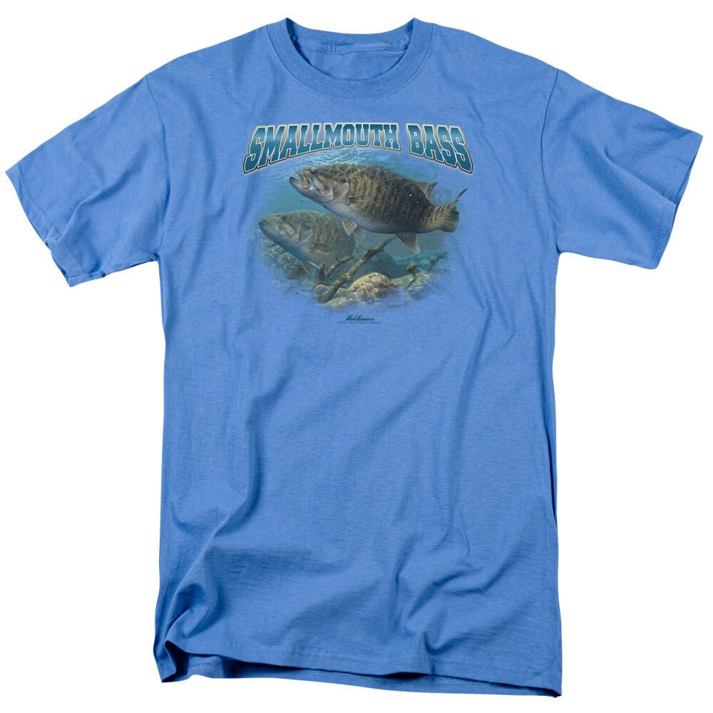 Wild Wings Smallmouth Bass Ganging Up T-Shirt Adult Child