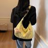 Cartoon Simple Large-capacity Bag, High-end Women's Bag, Fashionable and Cute Messenger Bag, Commuter Versatile Dumpling Bag