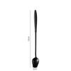 Long Handle Coffee Spoon Stainless Steel Rose Stirring Spoon Unusual Flower Scoop Tiny Teaspoon for Dessert Ice Cream Nice Gift ADM