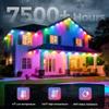 MIMI RGB Постоянные наружные огни для дома, 150 футов RGB+IC Умный наружный декор, или Рождество, Праздник, Освещение крыши дома
