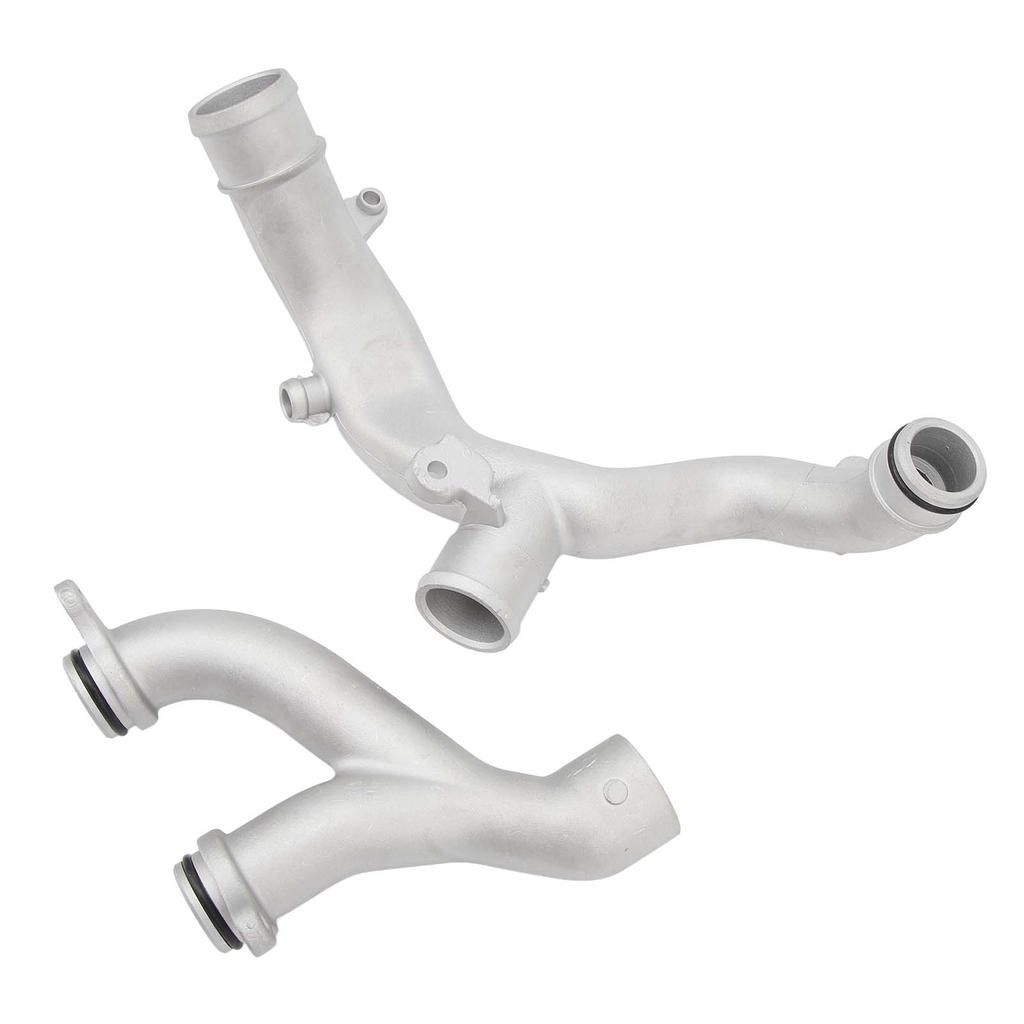 Патрубки выхода охлаждающей жидкости LR090630 Алюминиевый сплав Патрубки системы водяного охлаждения радиатора Комплект для замены для Jaguar F‑Type