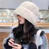 Hot Fashion Fake Rabbit Fur Hats Super Soft Women Winter Hat Cotton Lining Warm Russian Fashion Ski Beanies Plush Solid Color