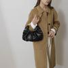 Niche design handbag bag women's winter new texture pleated dumpling bag retro foreign commuter cloud bag