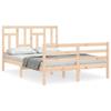 VidaXL Bed Frames with Headboard Small Double Solid Wood 3194931
