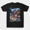 Asian Size Men Black Print T-shirt Frozzedd Flakes No-Cut Heat Transfer Print Cotton Tshirt