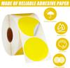 6Rolls 2 Inch Circle Direct Thermal Sticker Label Round Printer Label Sticker Business Labeling For Rollo Zebra Thermal Printers