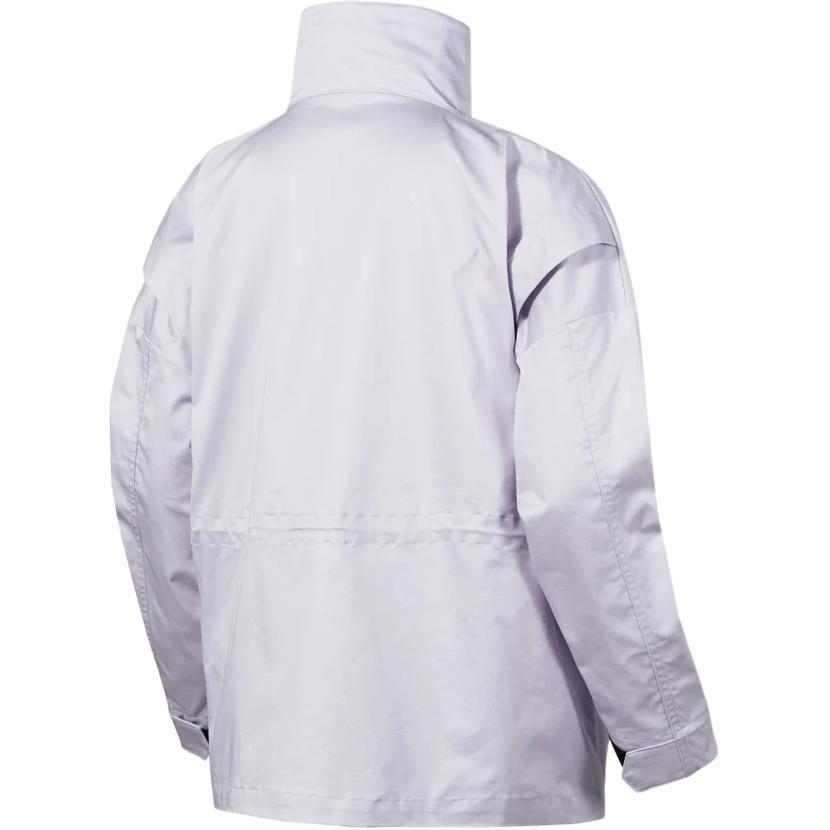 Nike Jackets Women's Light Gray Stand Collar Moderate Workwear (Unisex) Jackets DD5986 511
