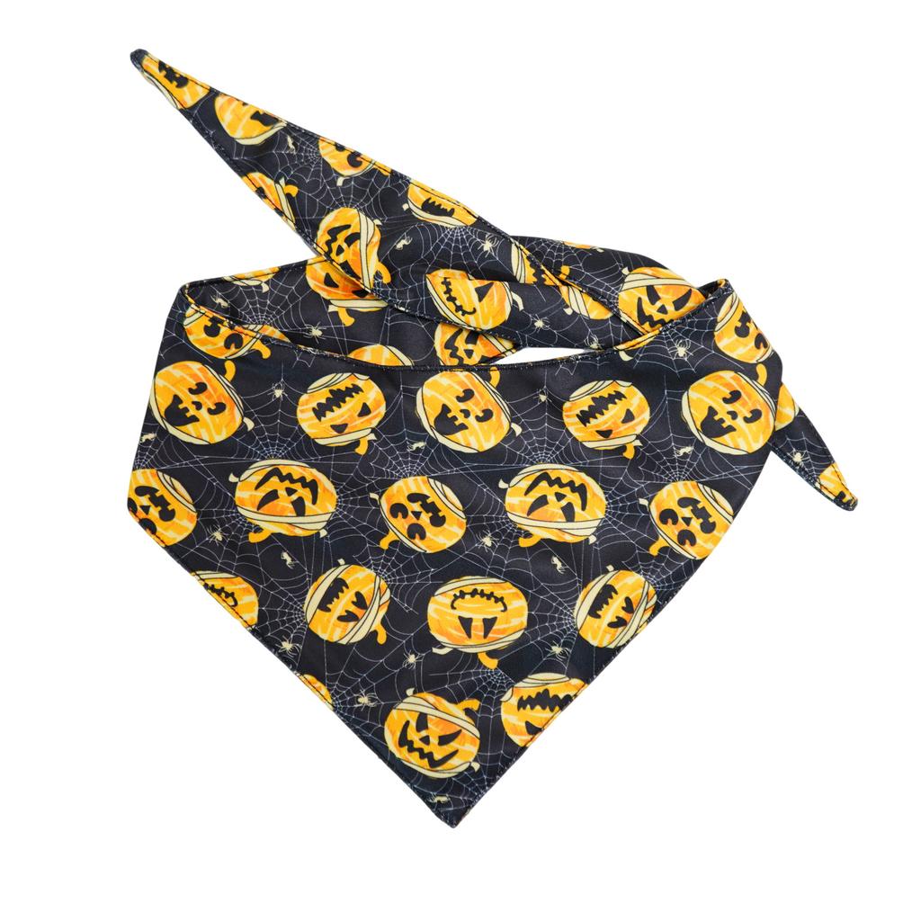 Halloween Pet Bandana Bib Polyester Triangle Scarf for Cats Dogs Fashion Accessory Holiday Costume Dress Up