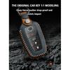 for Toyota Key Fob Cover Leather Car Key Case Keychain Fob Holder Compatible for Corolla Cross Crown Grand Highlander Prius Land Cruiser RAV4 Prime