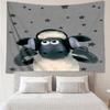 Sheep And Shaun Adventure Tapestry, Unique Design Tapestry, Wall Decor for Bedroom,Livingroom, Playroom,Heartwarming Fan Holiday Gifts