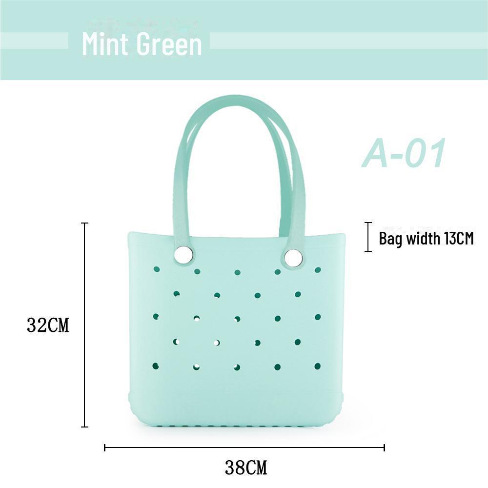 Водонепроницаемая портативная пляжная сумка Eva - большая вместимость, полый дизайн, сумка для детских принадлежностей