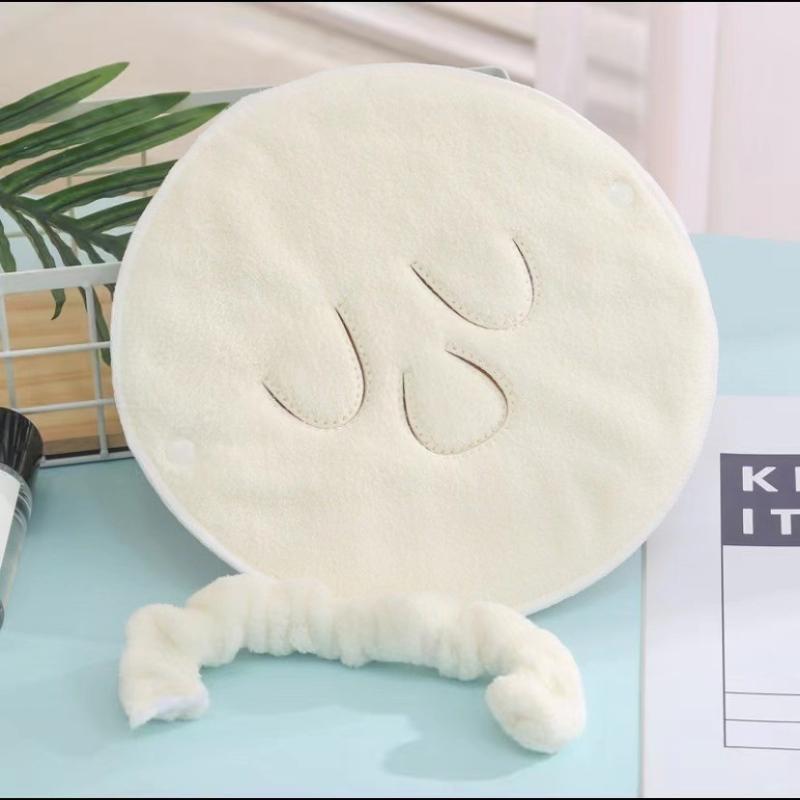 Cold & Hot Dual Use Steam Face Towel Hanging Ear Design Anti-Bacterial Soft Material for Daily Skincare Pore Minimizing