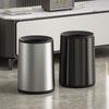 Мусорное ведро из нержавеющей стали большой вместимости, встраиваемое, двухслойное, без крышки, для ванной, кухни, дома.
