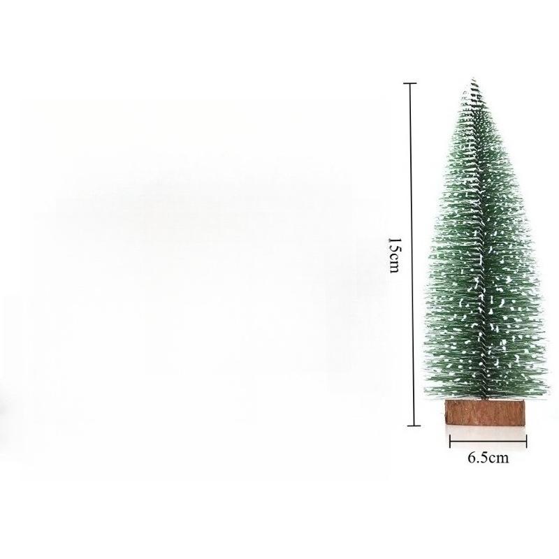 1PCS 6/8/10/15cm Christmas Tree New Year's Decoration Products Mini Christmas Tree Fake Pine Tree Christmas Decoration
