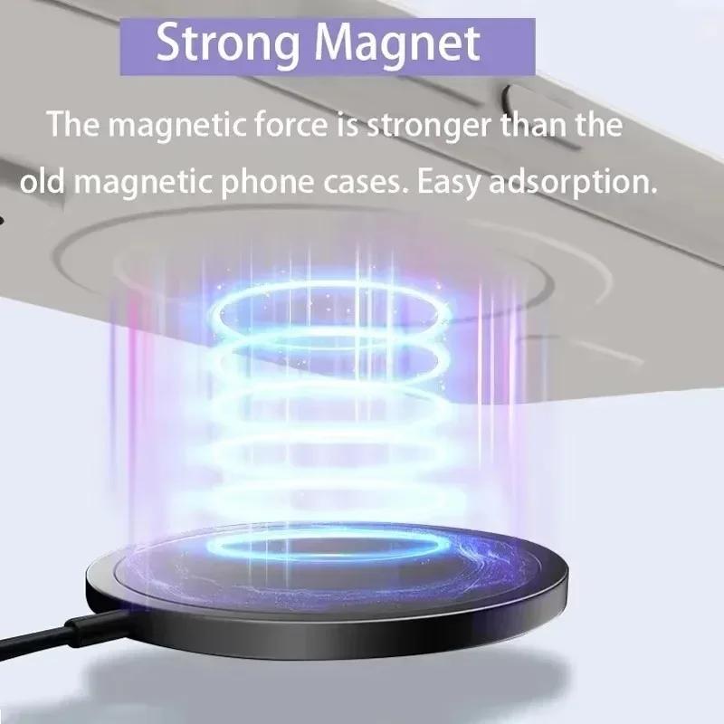 Чехол из жидкого силикона для iPhone 16 17 15 14 13 12 11 Pro Max Plus Mini Air Для Magsafe Магнитная Беспроводная Зарядка Мягкая Крышка funda