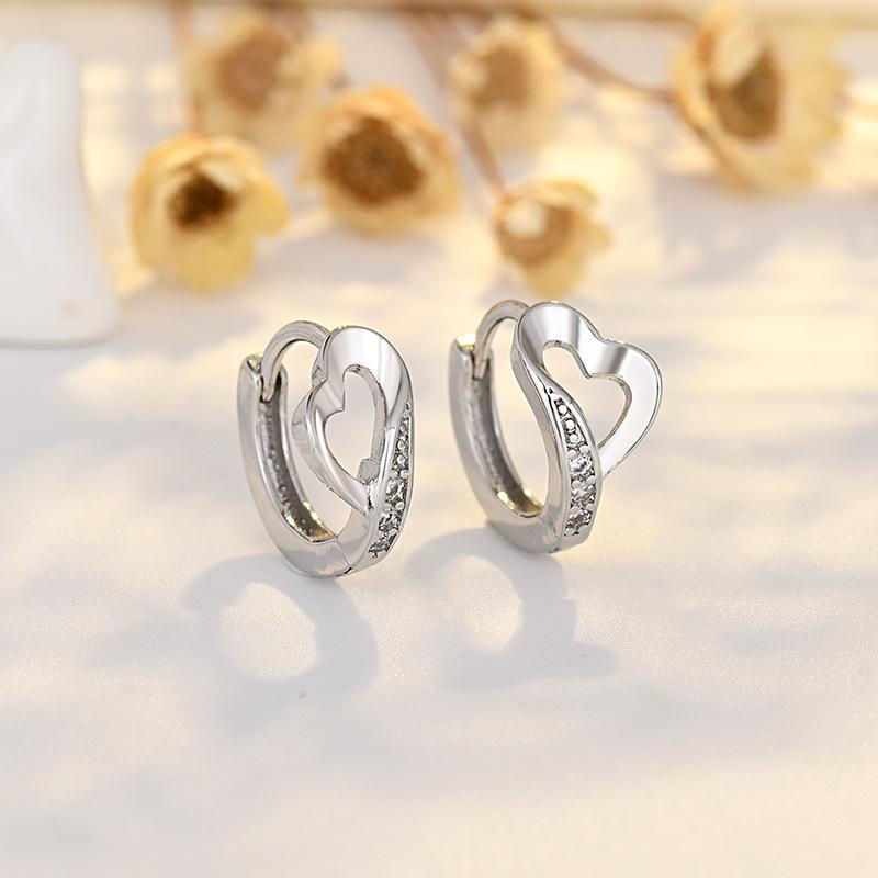 Серьги Love Row Diamond, женские серьги Sense Tide с индивидуальным дизайном, Ins Temperament, украшения для пожилых людей Sense of Ear, гипоаллергенные кольца