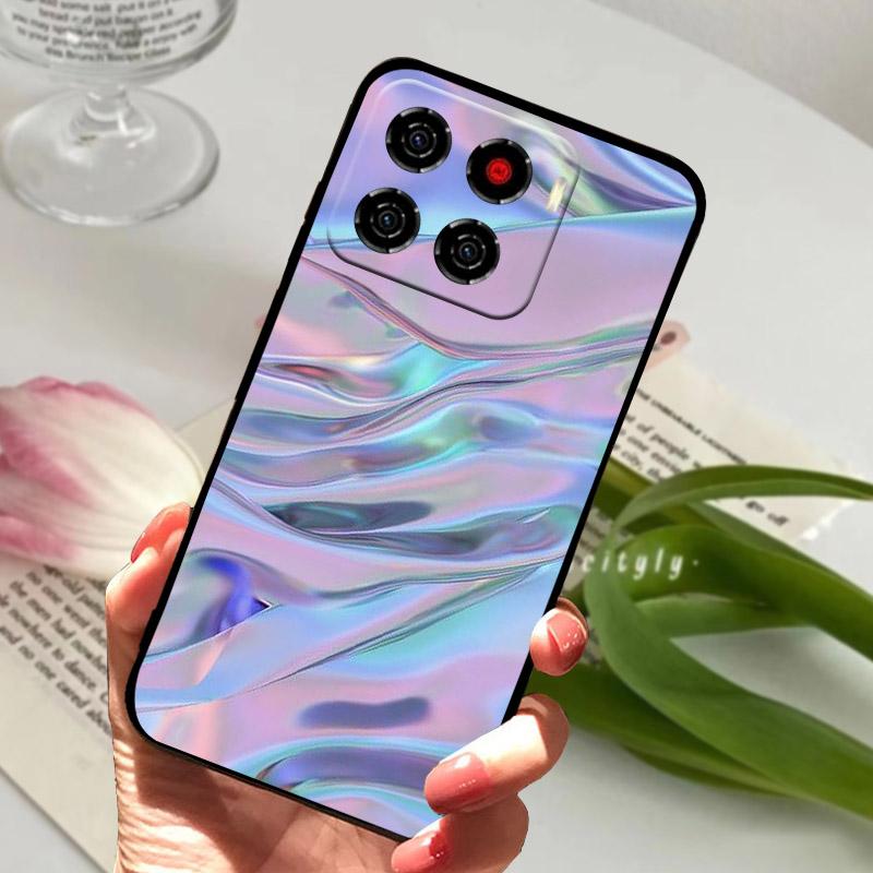 For ZTE Blade A56 Case Soft Silicone Protect Cover For ZTE Blade A56 4G Phone Case Z2473 6.75" Shockproof TPU Funda Shell Bumper