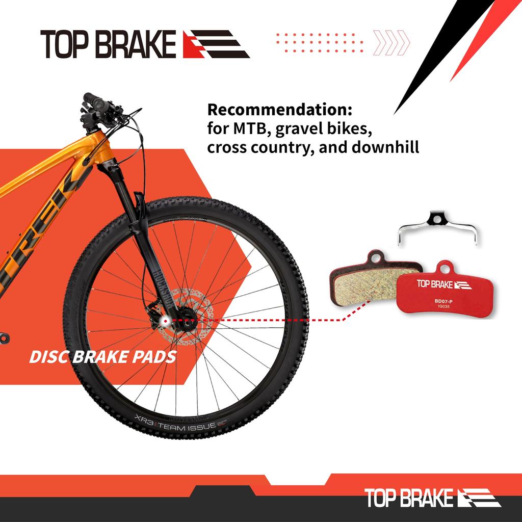 Тормозные колодки для велосипеда подходят для Shimano Saint BR M810 M820 Zee M640 Tektro HD M745 735725 TRP SL Slate T4 Performance Органический состав смолы Красный -