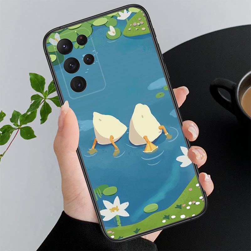 Phone Case For Samsung A17 A55 A16 A56 A35 A15 A53 A54 A33 A34 A25 A05S A52 A52S A07 A26 A06 Goose Game Duck