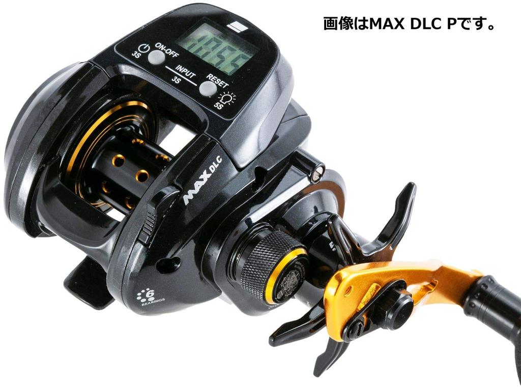 AbuGarcia MAX DLC PL большой экран цифровой счетчик строк модель с левой ручкой управления