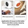 500W Portable Desktop Heater Mini Small Silent Electric Heating Fan Household Dormitory Office Hot Air Blower
