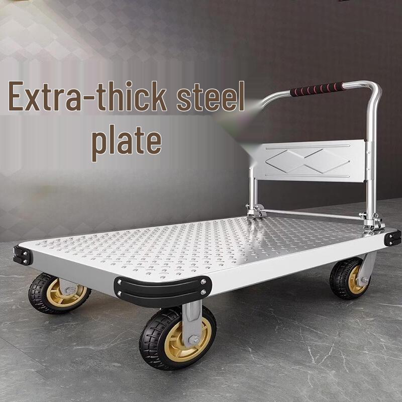 Heavy Duty Steel Plate Hand Cart