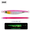 Kingdom Far Casting Sinking Slow Jigging 30g 80mm 60g 100mm Micro Jig Fishing Lure Artificial Saltwater Bass Bait Tackle